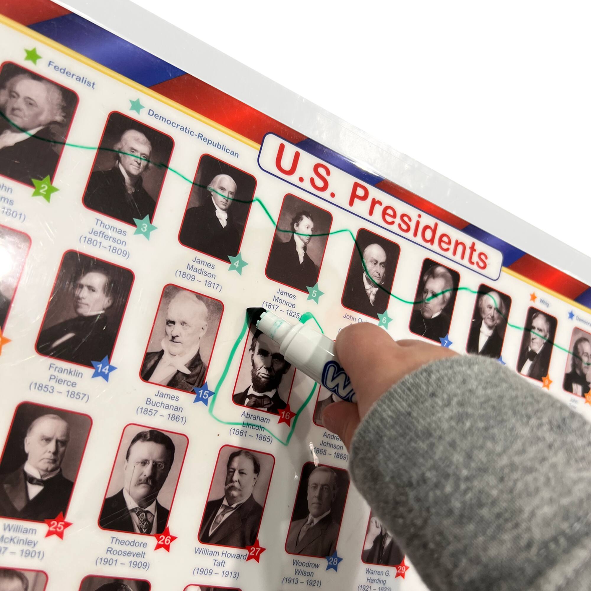 Tot Talk U.S. Presidents Placemat